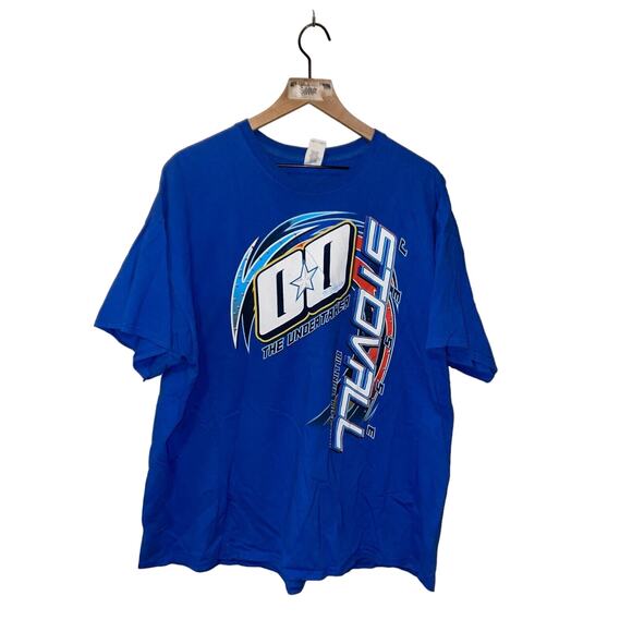 Jesse Stovall Shirt The Undertaker Drag Racing Race Blue Graphic Tee 2XL XXL - Picture 2 of 11